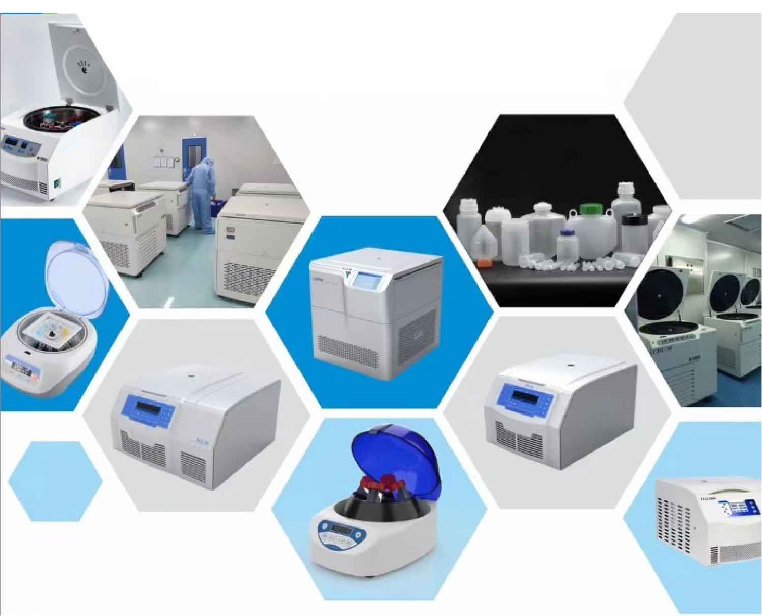 Klein formaat multifunctioneel voor één machine Tafelmodel laboratoriumcentrifuge met lage snelheid