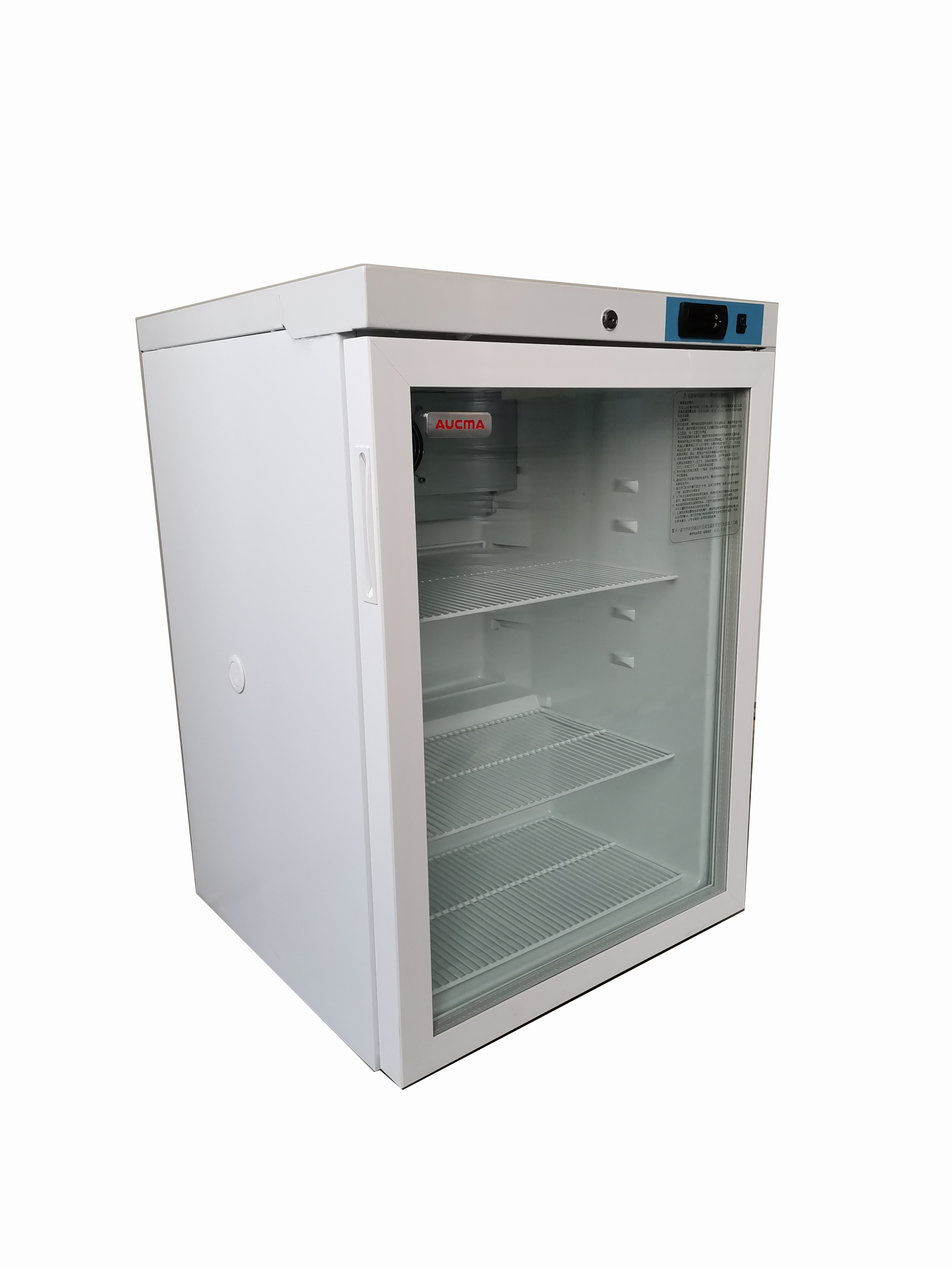 YC-200 2-8℃ 100L Glass Door China Pharmacy Refrigerator